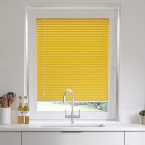 Perfect Fit Sunflower Yellow Venetian Blinds 25mm - 0 _ 0 _ Sample
